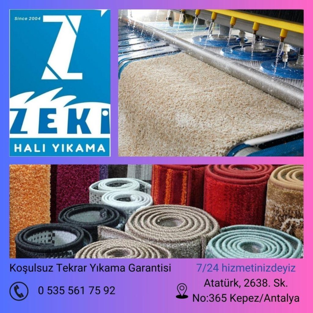 Antalya Halı ve Koltuk Yıkama Servisi | Hızlı ve Etkili Temizlik