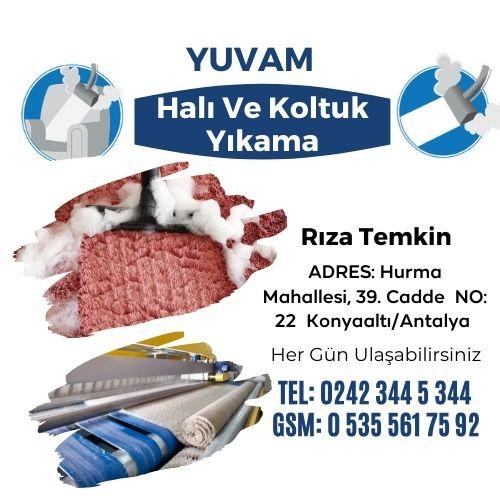 Konyaaltı Hurma Mahallesi Halı Yıkama – Halı ve Koltuk Temizleme Hizmetleri